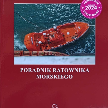 okładka książki Poradnik ratownika morskiego - wydanie 2024 - poprawione i uzupełnione