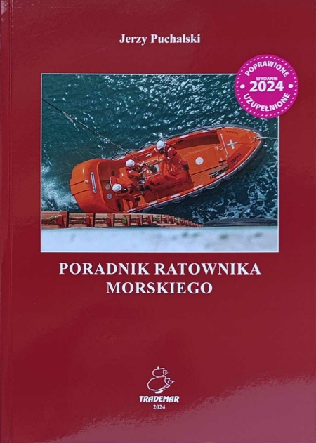 okładka książki Poradnik ratownika morskiego - wydanie 2024 - poprawione i uzupełnione